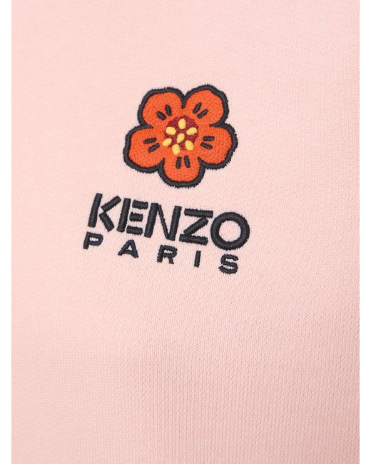 Sudadera de algodón con estampado KENZO de color Pink