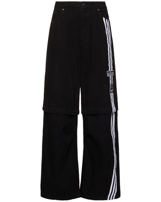 ワンピース *Adidas*adidas*Adidas* Adibreak denim two-in-one skirt black CLOTHING - Adibreak Denim Two-In-One Track Top - Black