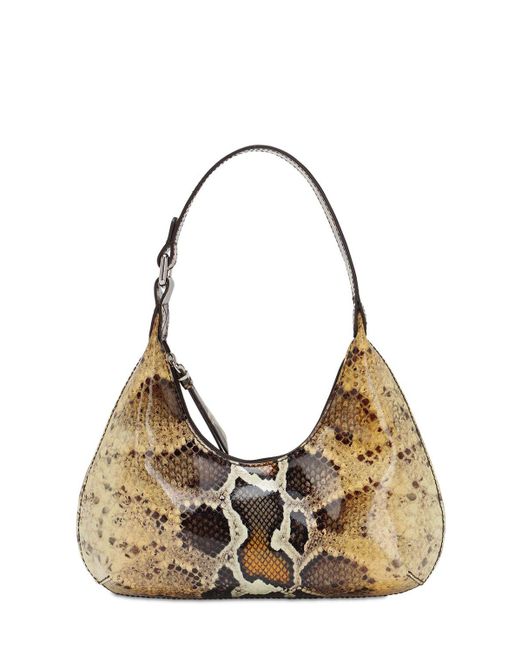 By Far Multicolor Baby Amber Snake Print Leather Bag