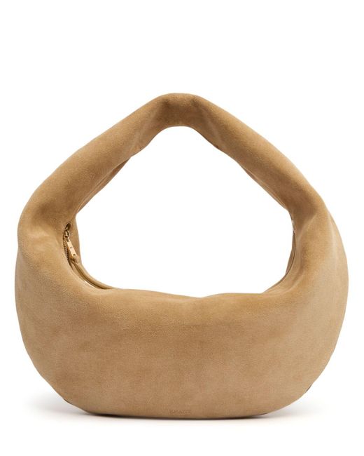 Femme Sac Hobo Moyen En Daim Olivia Unique Khaite en coloris Brown
