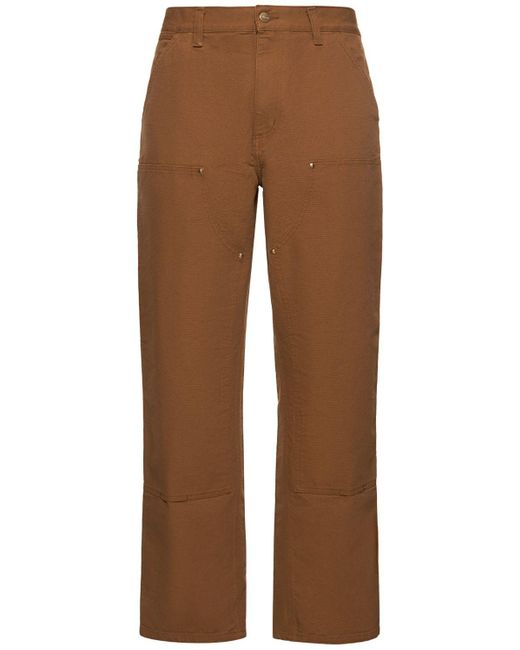 Jeans de denim de algodón Carhartt de hombre de color Brown