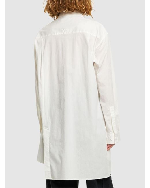 Camicia in misto cotone di Y-3 in White