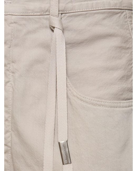 Pantaloni ronald in cotone di Ann Demeulemeester in Natural da Uomo