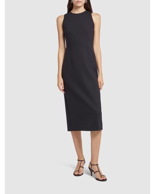 Max Mara Blue Midikleid Sevres Aus Jersey