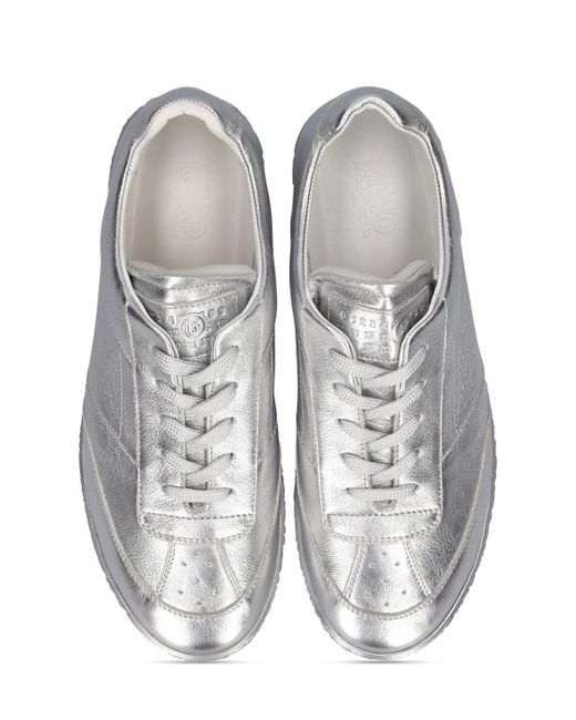 Margiela silver sneakers sales