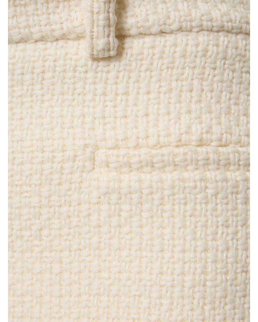 Minifalda de lana Altuzarra de color Natural