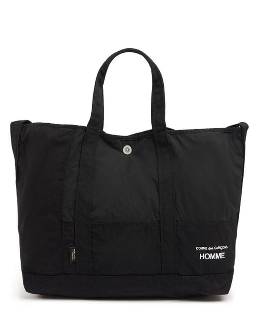 Hombre Bolso Bandolera Homme De Algodón Con Logo Unique Comme des Garçons de hombre de color Black