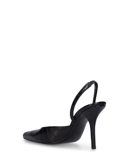Zapatos de tacón de piel sintética 85mm Gia Borghini de color Black