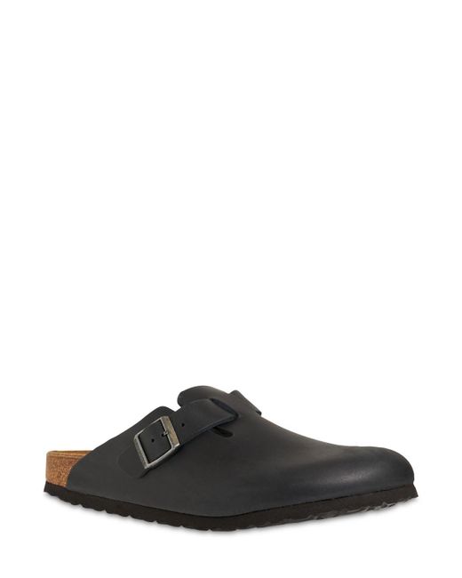 Sandali boston sfb in pelle di Birkenstock in Black da Uomo