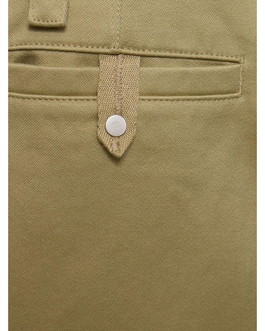 Burberry Natural Cotton Straight Pants for men