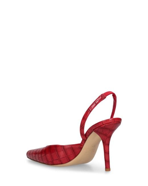 Zapatos de tacón de piel sintética 85mm Gia Borghini de color Red