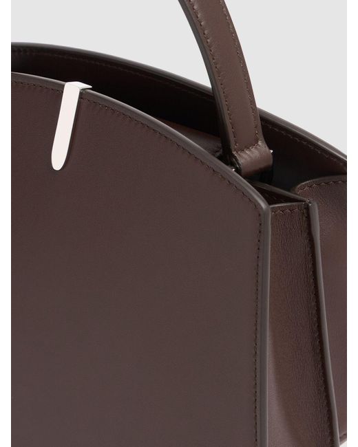 SAVETTE Brown Florence 20 Smooth Leather Bag Unique