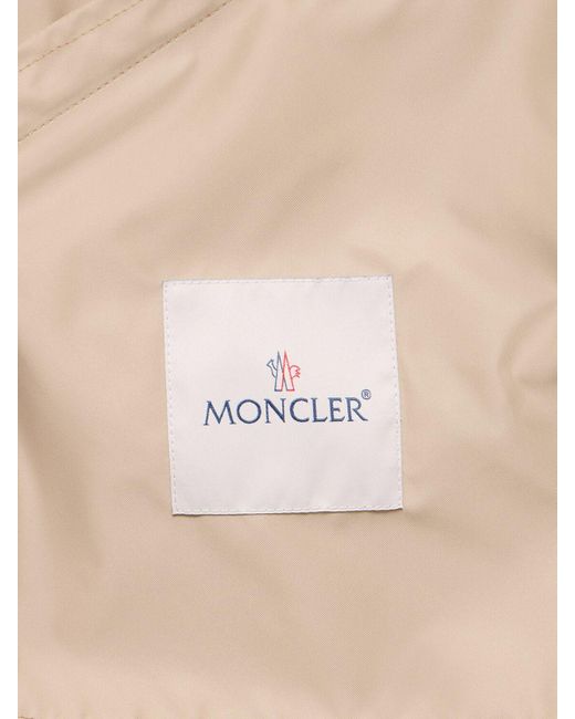 Moncler Natural Cassiopea Hooded Tech Jacket