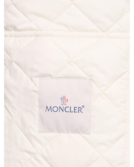 Moncler Chitre ダイヤモンドキルティングジャケット Natural