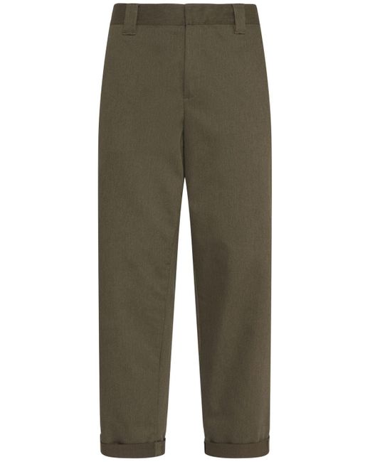 Pantaloni chino skater in cotone di Golden Goose Deluxe Brand in Green da Uomo