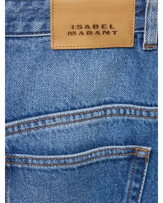 Pantaloni larghi vita alta lemony di Isabel Marant in Blue