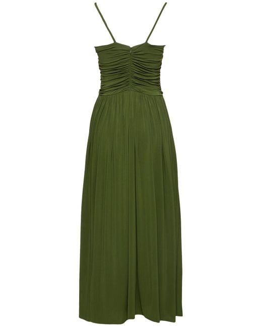 Weekend by Maxmara Green Midikleid Aus Jerseykrepp "ghia"