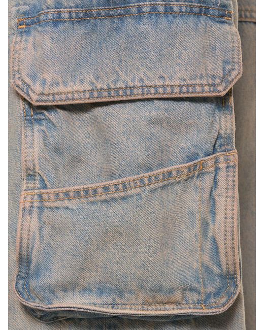 Jeans cargo de denim de algodón DIESEL de color Gray