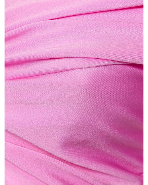 Jumpsuit de lycra stretch ANDAMANE de color Pink