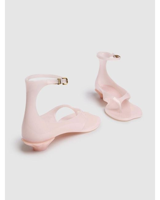 Chloé Pink Rubber Jelly Sandals
