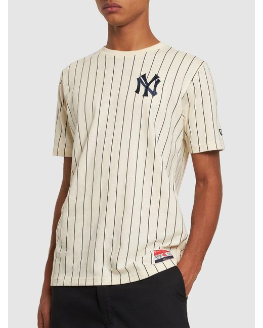 メンズ KTZ Cooperstown New York Yankees Tシャツ Natural
