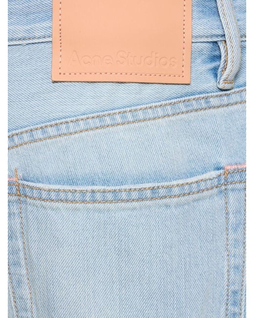 Acne Blue Jeans Aus Denim Mit Hoher Taille "1991"