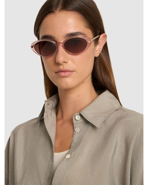 Versace アセテートサングラス Pink