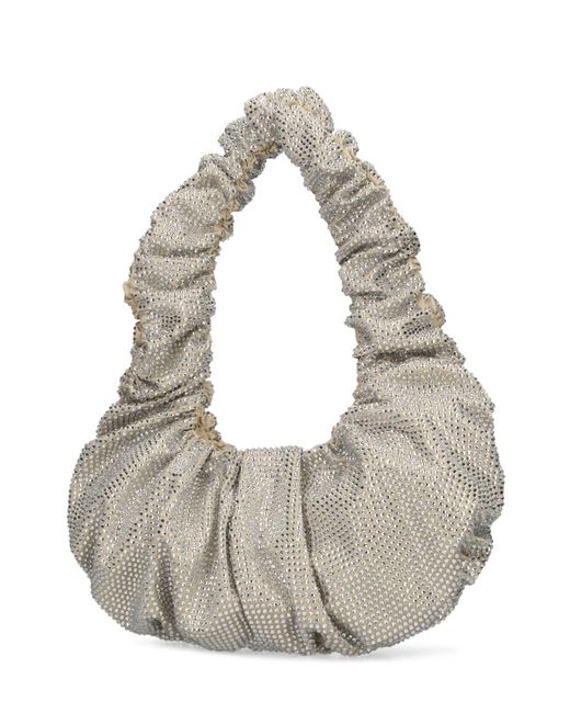 GIUSEPPE DI MORABITO Metallic Crystal Shoulder Bag