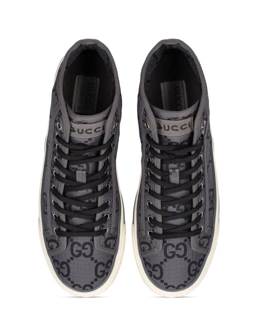 Gucci Brown Gg Tennis Ripstop Tech Sneakers for men