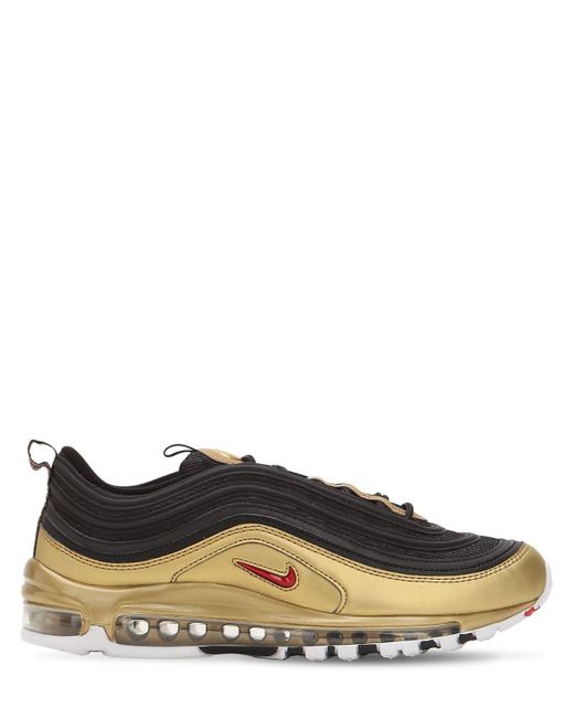 Nike Air Max 97 Sneakers in Black/Gold (Black) - Save 20% - Lyst