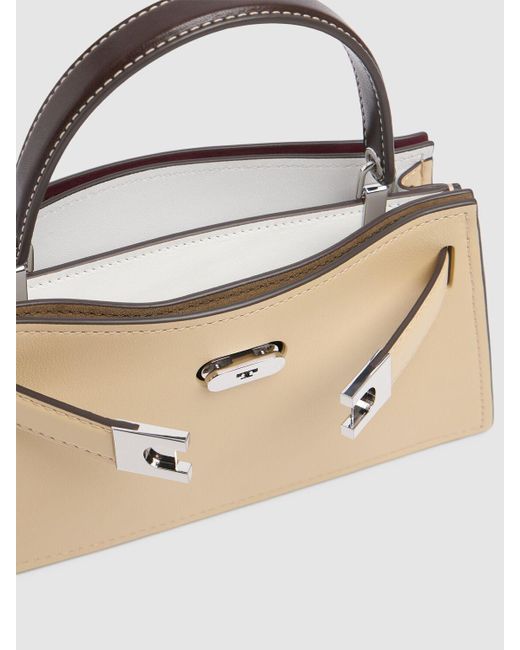 Tory Burch Petite Lee Radziwill レザーバッグ Metallic