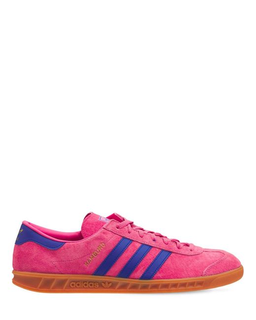 adidas Originals Hamburg Sneakers in Pink for Men | Lyst