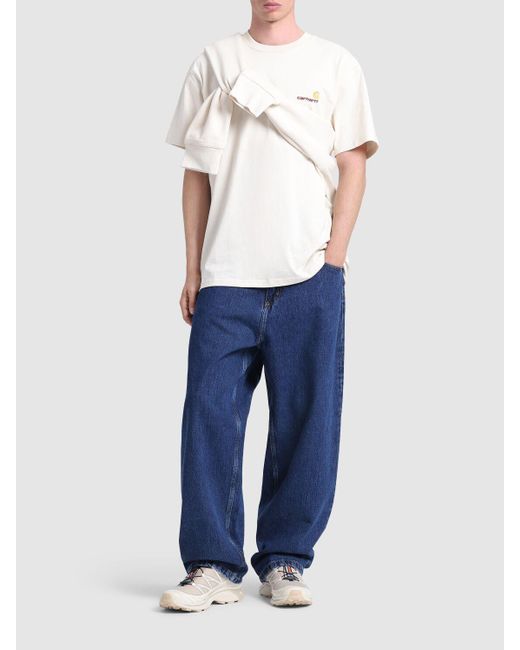 Carhartt T-shirt "american Script" in Natural für Herren