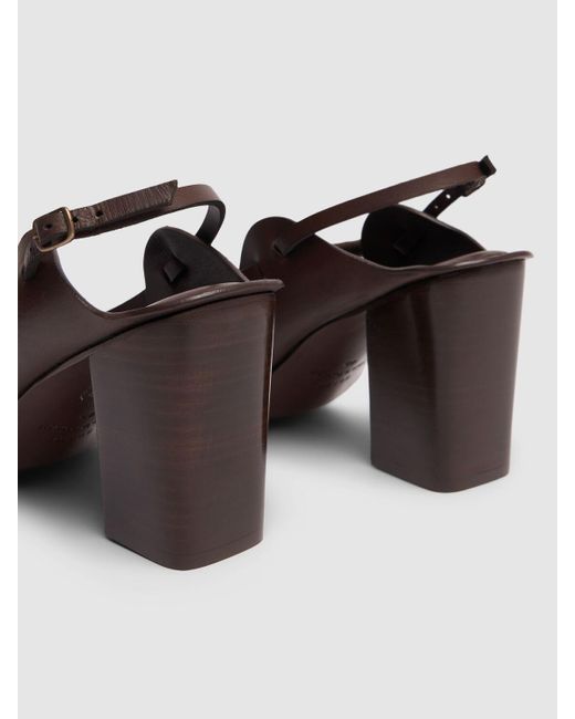 Soeur Brown 90mm Alma Leather Sandals