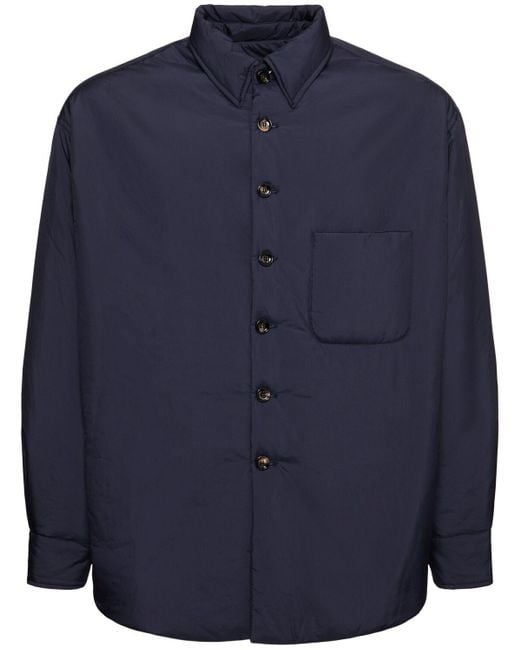 LC23 Herren Gepolstertes Overshirt Aus Nylon in Blue für Herren