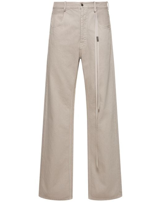 Ann Demeulemeester Natural Ronald 5 Pocket Cotton Pants for men