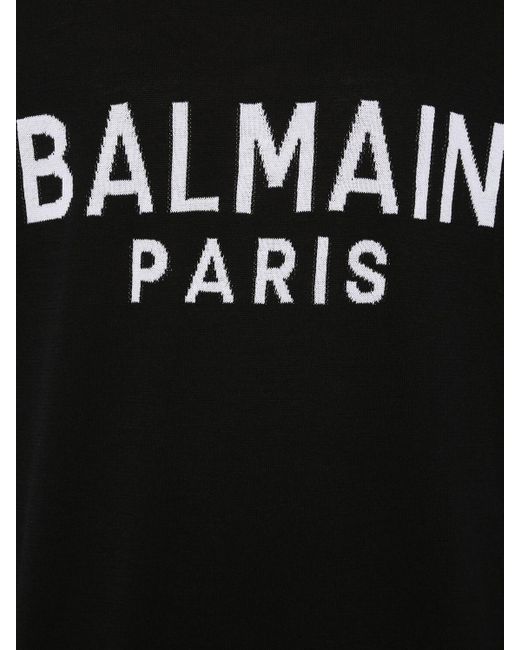 balmain logo sweater