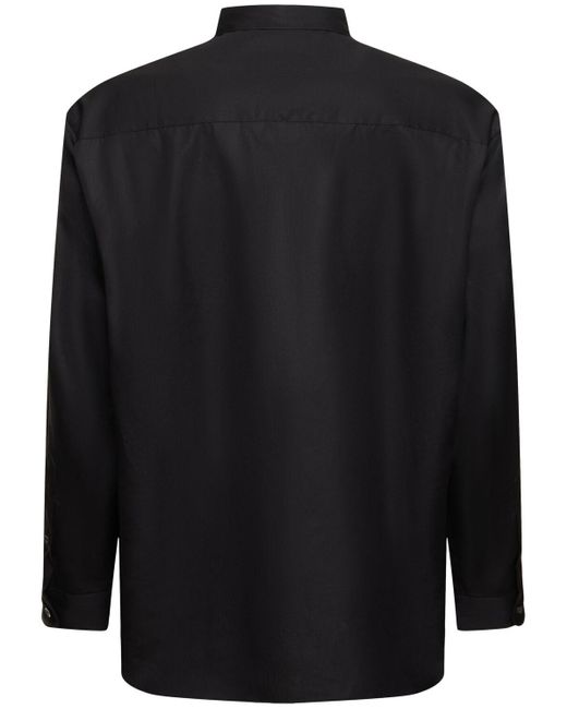Comme des Garçons Hemd Aus Baumwolle Mit Logo in Black für Herren