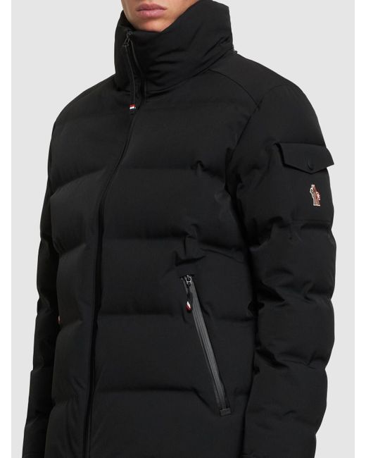 3 MONCLER GRENOBLE Black Montgetech Nylon Down Ski Jacket for men