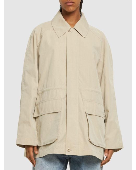DUNST Natural Half Mac Cotton & Nylon Jacket