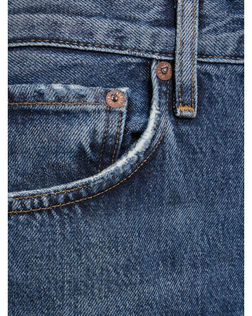 Jeans baggy de algodón orgánico Agolde de color Blue