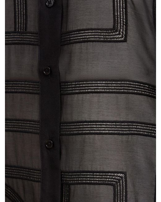 Totême  Classic Black Crochet