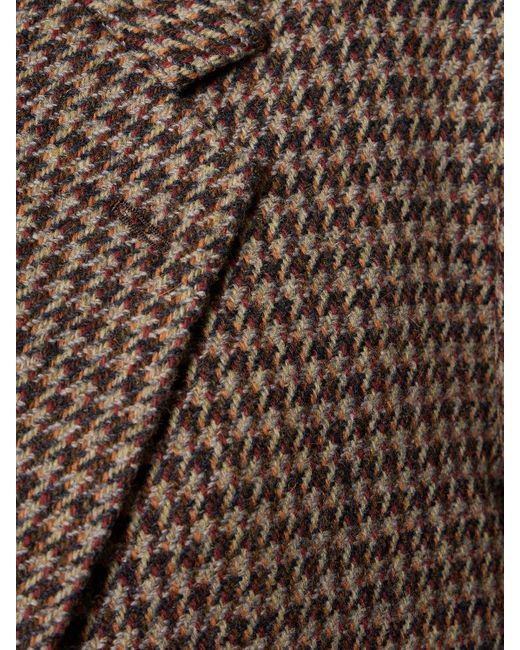 AURALEE British Wool Tweed Jacket in Brown | Lyst UK