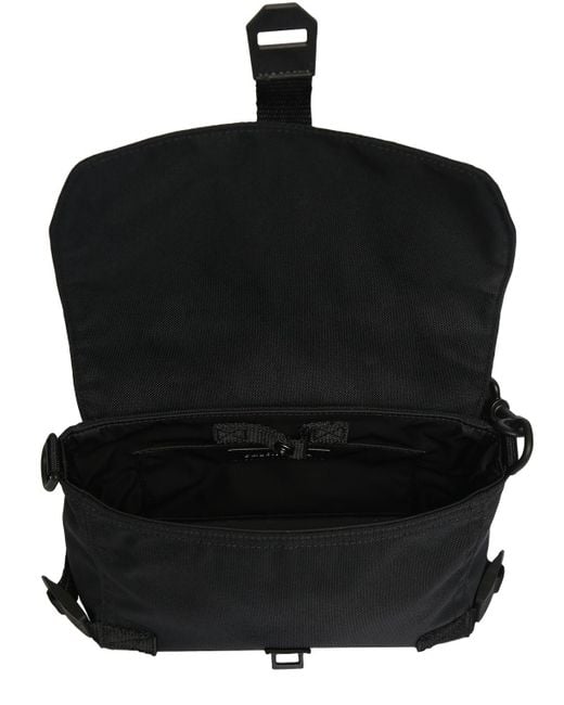 Balenciaga Black Army Recycled Nylon Messenger Bag for men