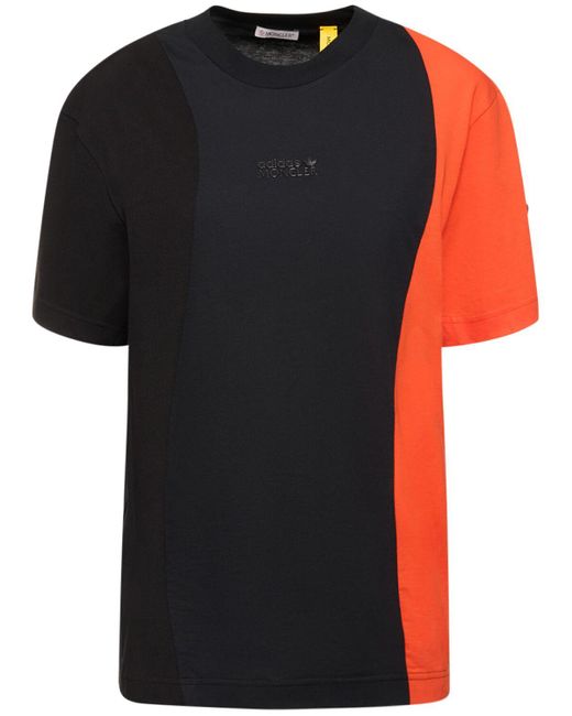 Moncler Genius Black Moncler X Adidas Cotton T-shirt