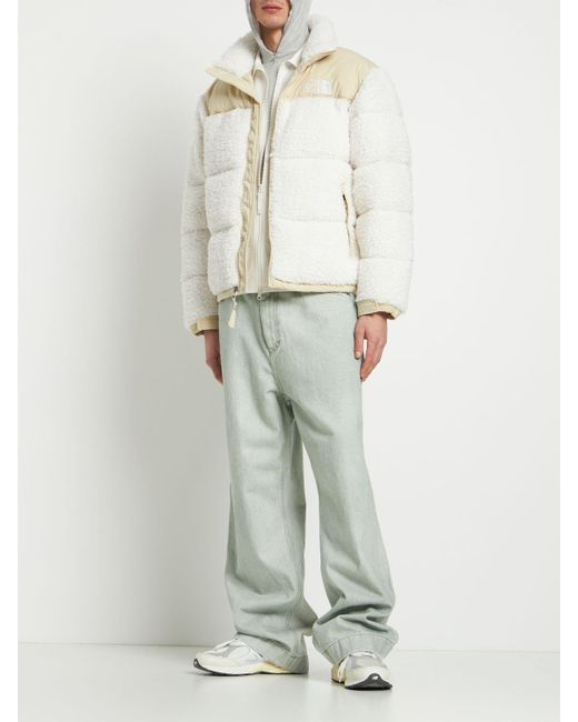 The North Face Sherpa Nuptse Down Jacket in White for Men | Lyst