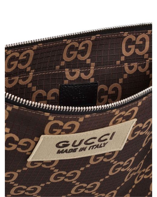 Gucci Rucksack Aus Gg-nylonripstop in Brown für Herren