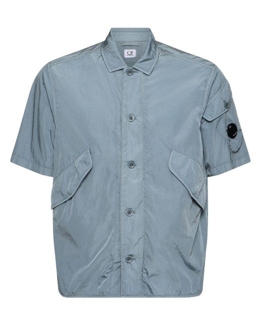 Hombre Sobrecamisa De Manga Corta C P Company de hombre de color Blue