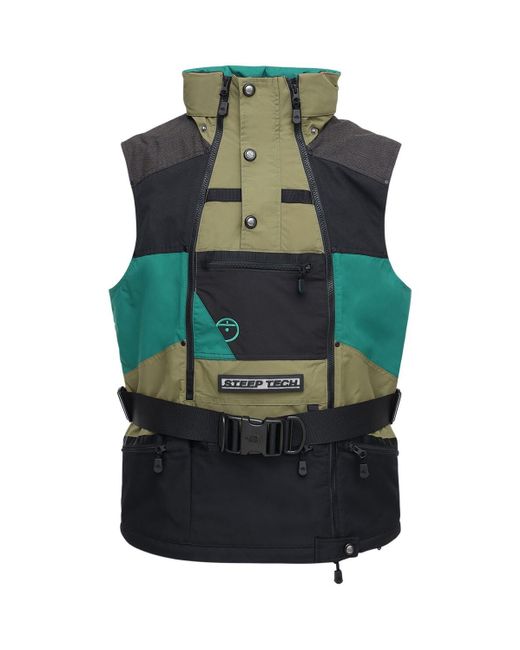 The North Face Green Steep Tech Apogee Vest for men