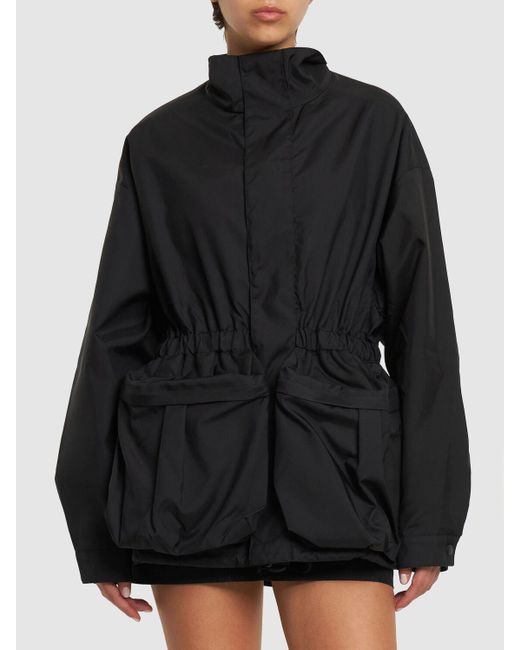Wardrobe NYC Nylon Parka Jacket in Blue Lyst